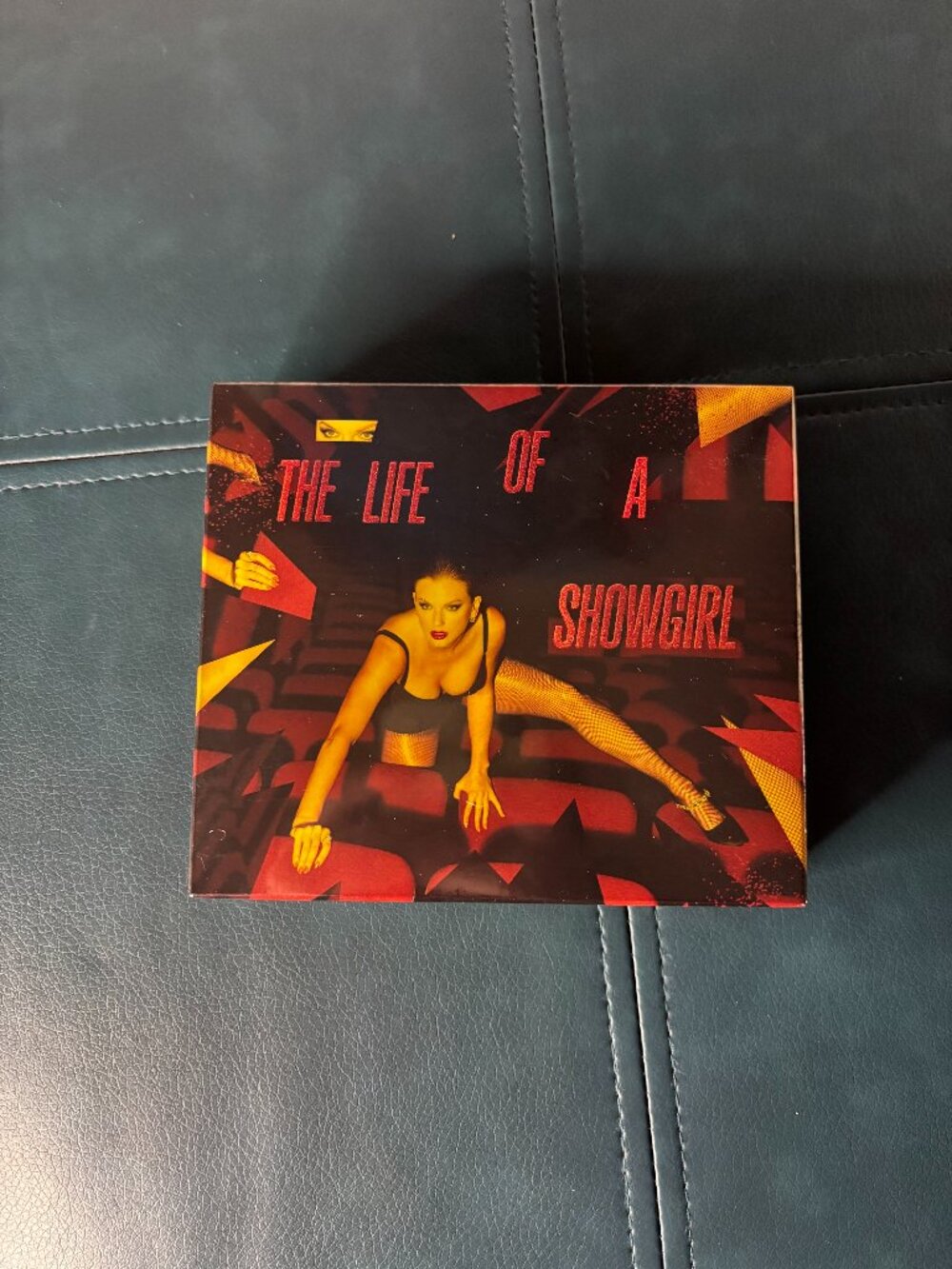 Taylor Swift The Life of a Showgirl CD, Arrow Heart Jewelry, and Photo Cards